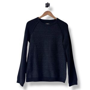 Holden Portland Oregon Women’s Black Wool Blend Crewneck Sweater Size M